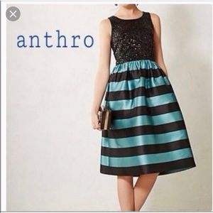 Anthropologie Striped MIDI Dress